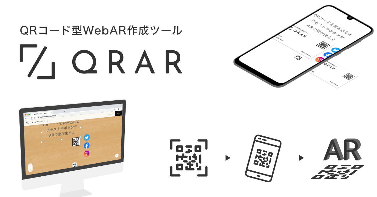 Qrコード型webar作成ツール Qrar